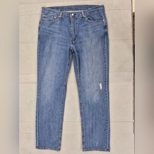 Levi's 541 jeans men's 38x34 distressed stretch straight leg